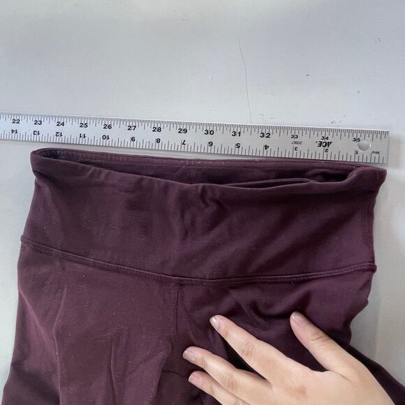 Lululemon Leggings Womens 4 Purple Wunder Under Crop III Full-On Luon 21" - Picture 10 of 13